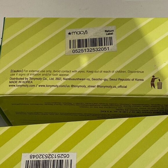 Tomy Moly Green I'm Avocado I'm  Green Tea Sheet Mask & Hand Cream Box Set - Picture 5 of 6